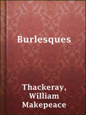 cover image of Burlesques